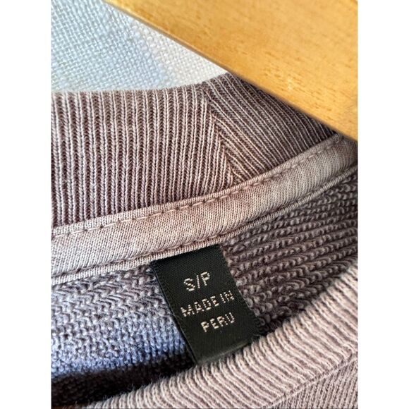 ATM Anthony Thomas Melillo Purple Tie Dye Crewneck Sweater Size Small - Picture 4 of 11